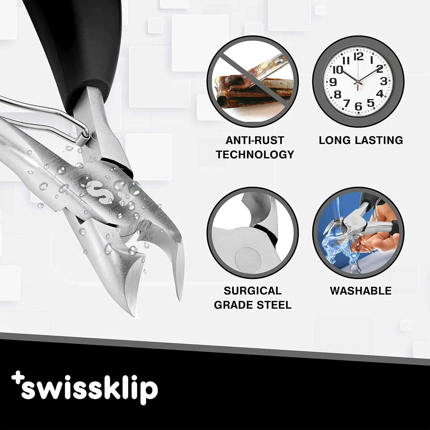 Swissklip Toenail Clippers I Heavy Duty Toe Nail Clippers I Toenail Clippers for Thick Nails I Big Toe Nail Clippers for Thick Toenails I Toenail Scissors I Heavy Duty Nail Clippers for Thick Nail (3)