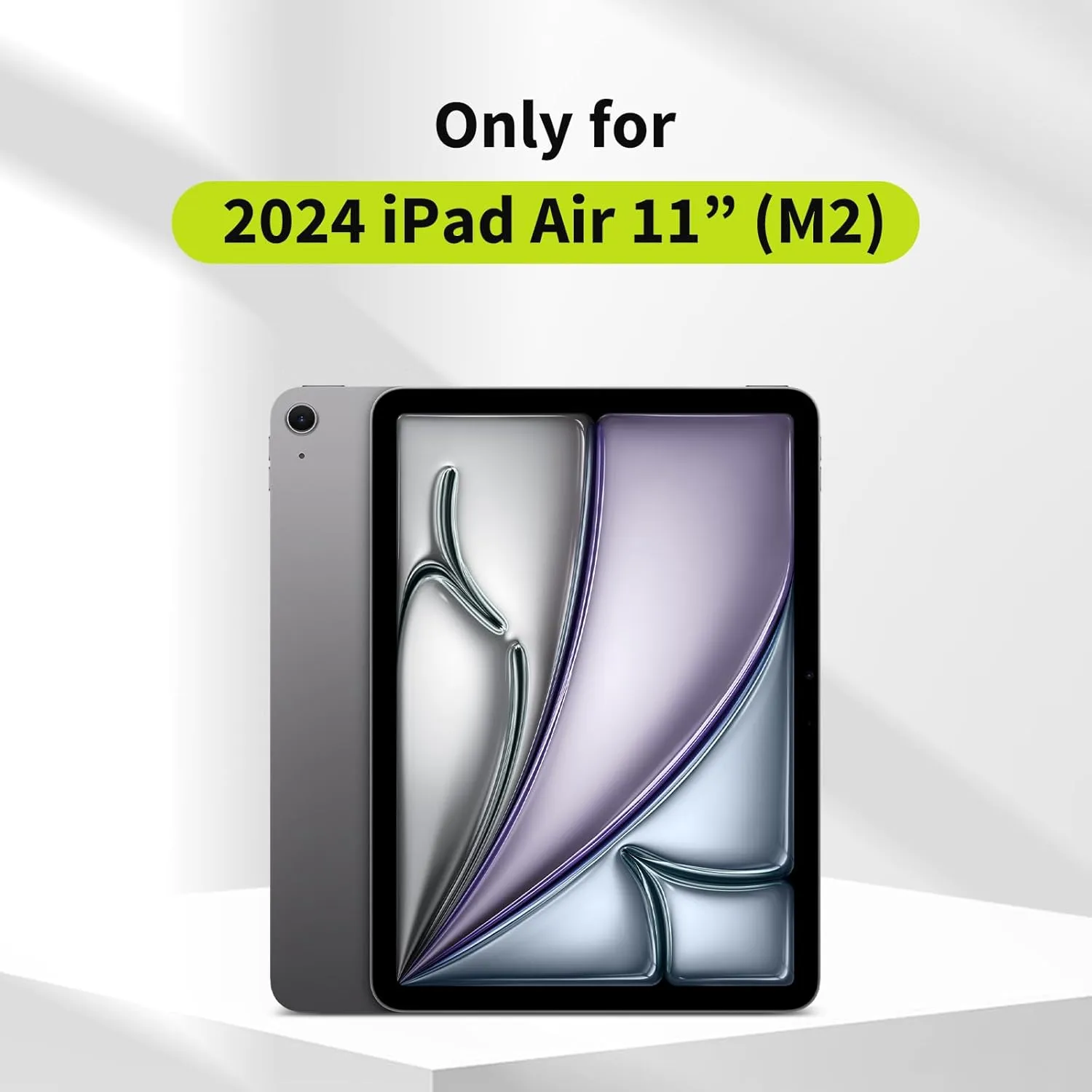 SwitchEasy CoverBuddy Lite for 2024 iPad Air 11" - Case Compatible with Magic Keyboard for iPad Air (M2), with Apple Pencil Pro Pencil Holder - White