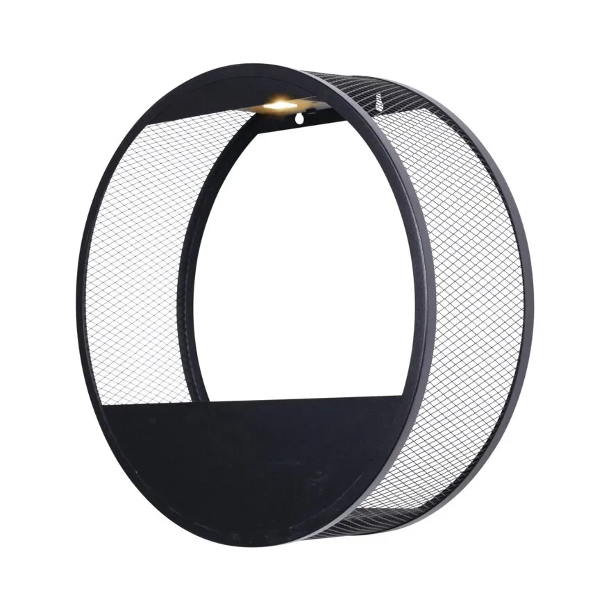 Taavita Solar Powered Wall Pot Light with Integrated Plant Pot