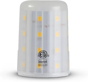 Tech Lighting LED Bi-Pin Replacement Module, Dimmable LED, 3000K, 550 Lumens, Easy to Install, Long Lasting, Energy-Saving, Damp Rated, GY 6.35 Socket (Short)