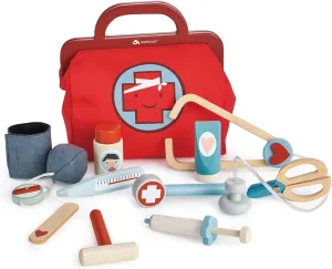 Tender Leaf Toys - Doctor's Bag - Doctor Pretend Play Toy Medical Kit for Children- Promotes Imaginary and Creative Roleplay, Helps to Create Health Awareness - Age 3 
