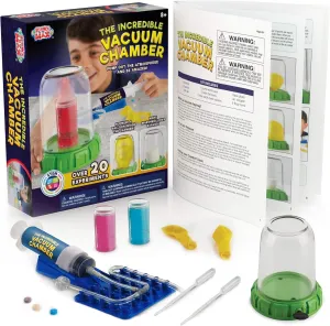 The Incredible Vacuum Chamber - Science Kits for Kids - 20  Experiments - Educational Physics & Chemistry Stem Toy Set - Gift for Kids Ages 8-12