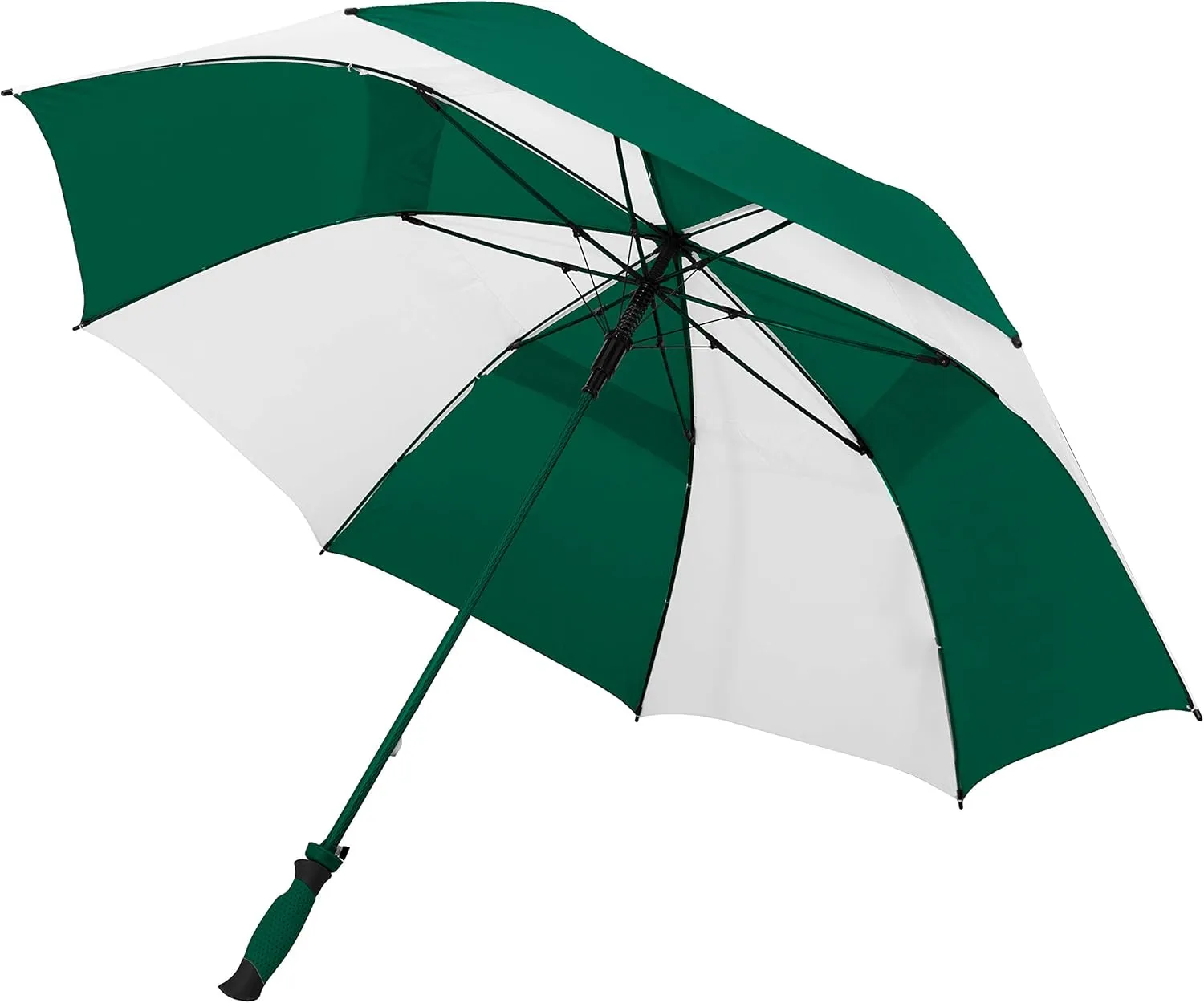 The Paramount Vented Large 64 inch Windproof Automatic Open Double Canopy Golf Umbrella for Rain, Wind and Sun, Strong & Lightweight Oversized Golf Umbrella with Wind Vent for Men & Women