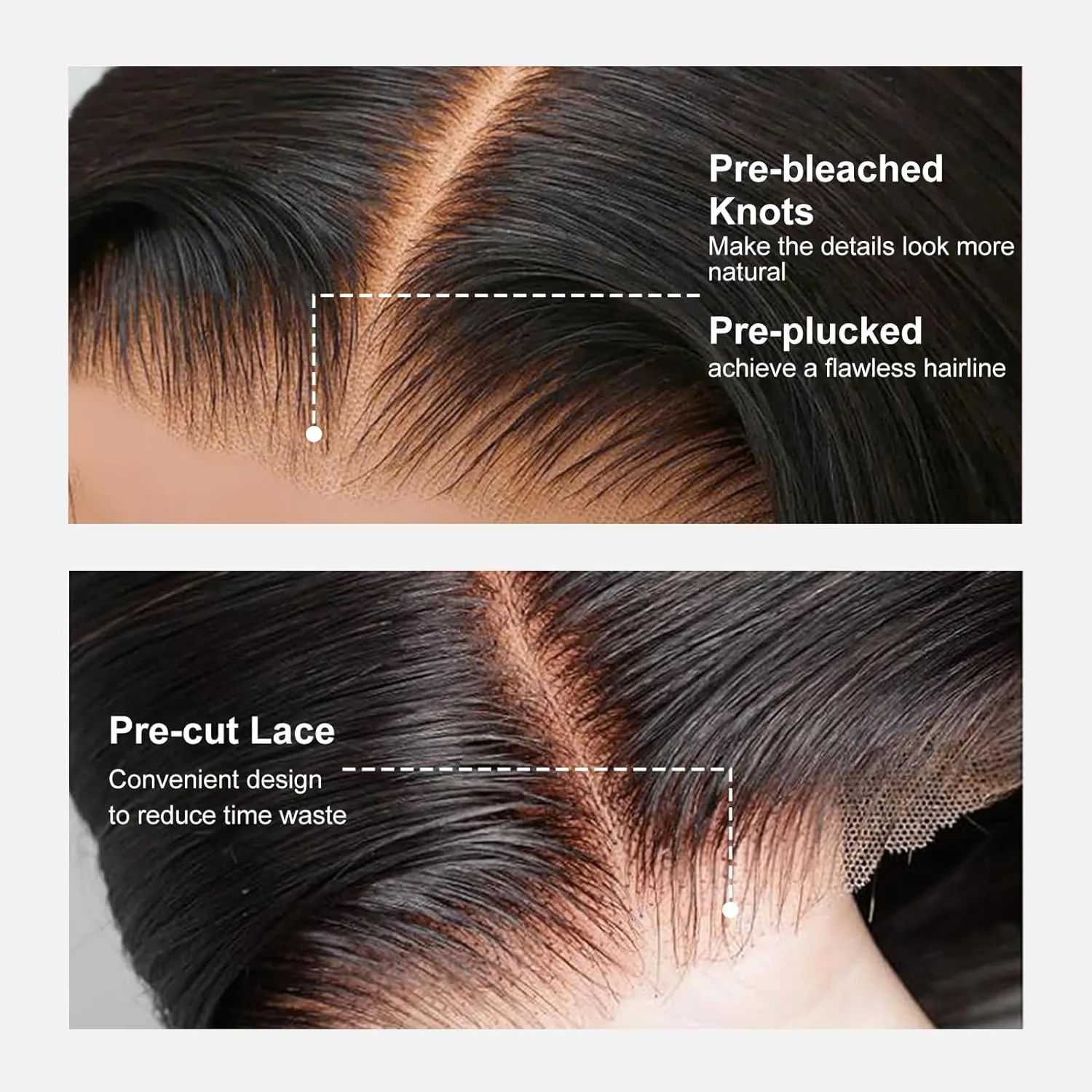 Tinashe Wear and Go Glueless Bob Wigs Human Hair Black Brown 5x6 HD Lace Closure Wigs Pre Plucked Bob Body Wave Lace Front Wigs Short Bob Wigs for Black Women (Loose Body Bob Wig #3, 12inch)