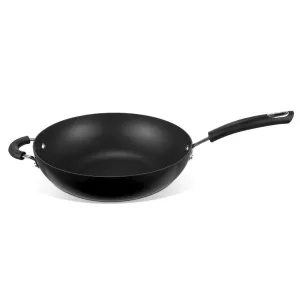 Total Hard Anodized 30cm Stir Fry Wok Pan