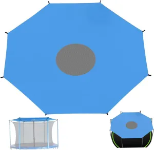 Trampoline Canopy, Trampoline Canopy Cover, 12FT Sun Shade for 8 Pole, Oxford Cloth Tent Cover with Connecting Rope for Outdoor, Backyard, Playground