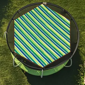 Trampoline Cover for Trampoline Outdoor, Vintage Trampolines Shade Cover, for 6/8/10/12/14/15 Ft, Waterproof UV Weather Resistant Canopy for Outdoor Backyard Garden Use