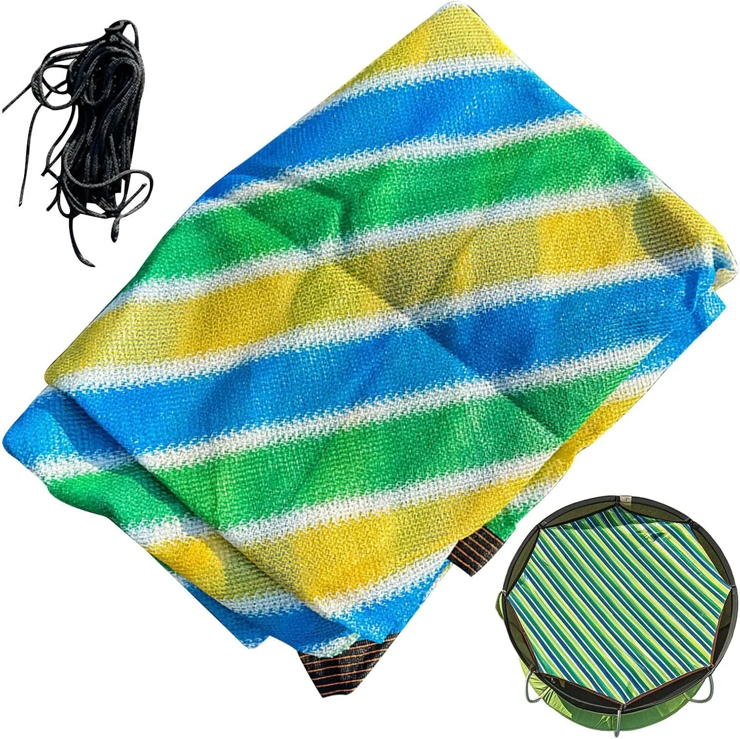 Trampoline Cover,Trampoline Canopy Cover | Replacement Accessories UV Protection for Outdoor Playground Sun Rain Jumping Adults Indoor