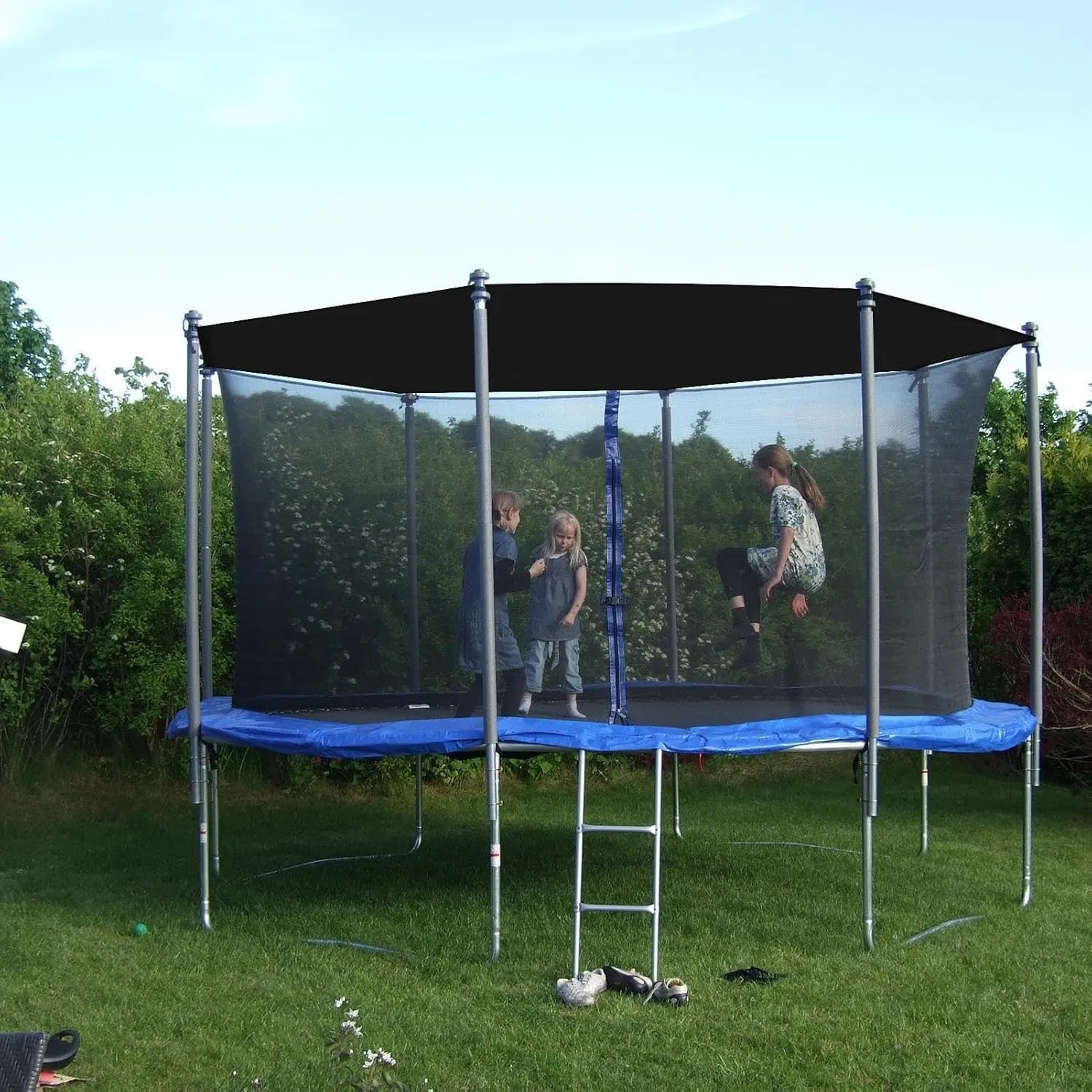 Trampoline Shade Cover, 6ft 8ft 10ft 12ft 14ft Sun-Shade Trampolines Canopy for Round Trampoline, Trampoline Top Cover Accessories, Keep Cool (10 feet B)