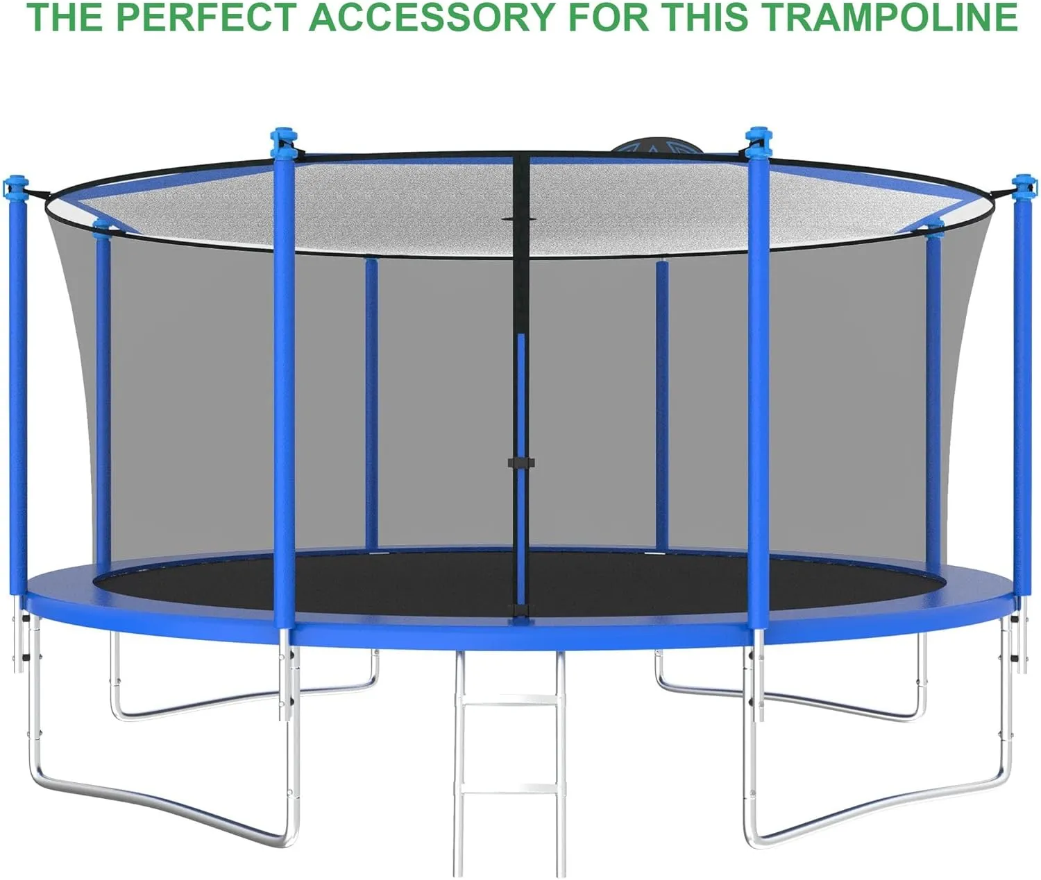Trampoline Shade Cover, 8ft 10ft 12ft 14ft 16ft Sun-Protection Trampolines Canopy, Easy to Install, Anti-UV Trampolines Sunshade Accessories for Outdoor Backyard Playground