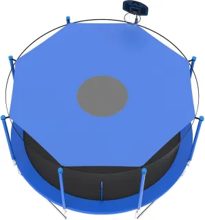 Trampoline Shade Cover, 8ft 10ft 12ft 14ft 16ft Sun-Protection Trampolines Canopy, Easy to Install, Anti-UV Trampolines Sunshade Accessories for Outdoor Backyard Playground