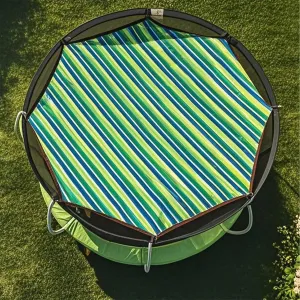 Trampoline Shade Cover Waterproof UV Protection - Heavy-Duty Weather Resistant Sunproof Canopy for 8ft-16ft Trampolines - Universal Fit Outdoor Top Cover (8/10/12/14/15/16ft)