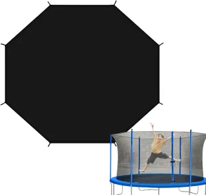Trampoline Sun Shade, 6/8/10/12/14ft, Trampoline, Sun Protection, Anti-UV Trampolines Canopy, SunproofTrampoline Tops for Outdoor Backyard Playground Trampoline