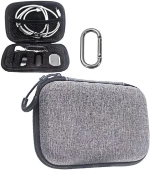 Travel Case for PLAUD NotePin AI Voice Recorder and Charging Dock Accessories,Shockproof Water Resistant Portable Lightweight Plaud NotePin Storage Bag with Lanyard and Carabiner