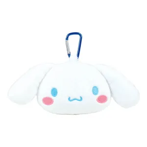 T's Factory Sanrio Mascot  Pouch Keychain w/Carabiner - Cinnamoroll