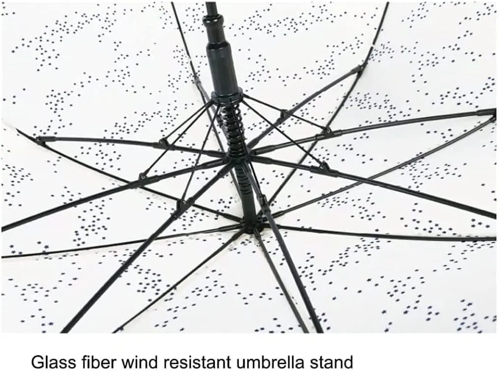 Umbrellas for Rain Umbrella Windproof Extra Large Canopy Vented Rain Stick Umbrellas Oversize Automatic Open Cane Umbrella Umbrellas for Rain Windproof