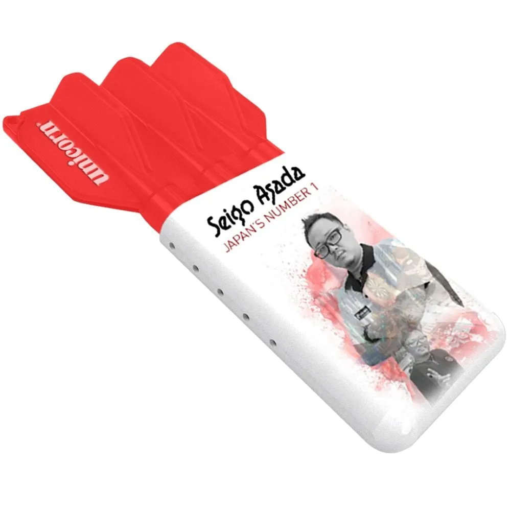 *Unicorn Slider Dart Case - Lightweight Wallet - Red - Seigo Asada