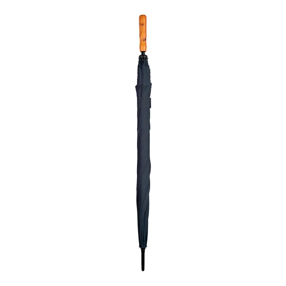 UPF50  Ink Navy Albatross Windproof Manual Golf With Wood Handle