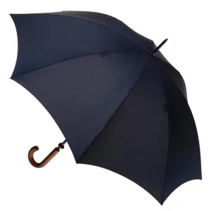 UPF50  Ink Navy Large Cover Walking Length with Wood Handle