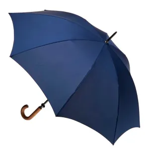 UPF50  Navy Blue Large Cover Walking Length with Wood Handle