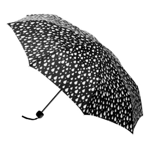 UPF50  Raindrops Print Windproof Mini Maxi