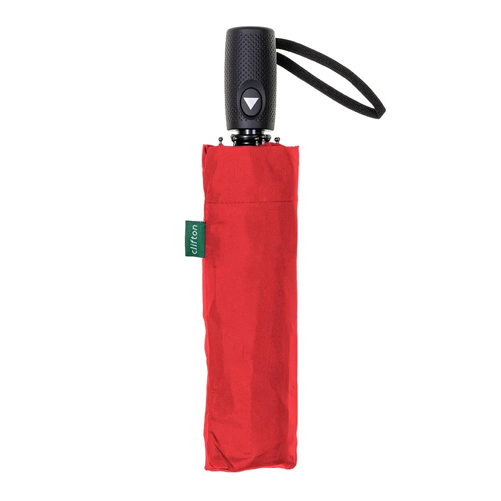 UPF50  Red Auto Open Smooth Folding