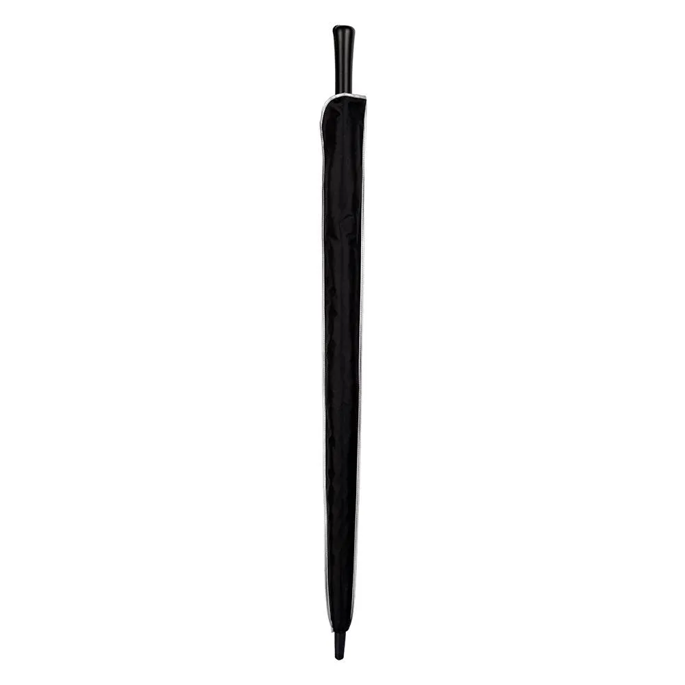 UPF50  Silver/Black Ultimate Large Windproof Vented Auto Open Golf