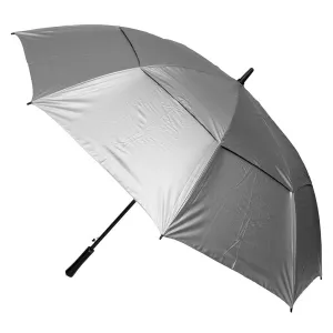 UPF50  Silver/Silver Ultimate Large Windproof Vented Auto Open Golf