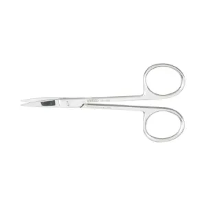 Vantage - Iris Scissors 4-1/8 Inch Length Office Grade Stainless Steel Curved Blade Sharp Tip / Sharp Tip - V95-306