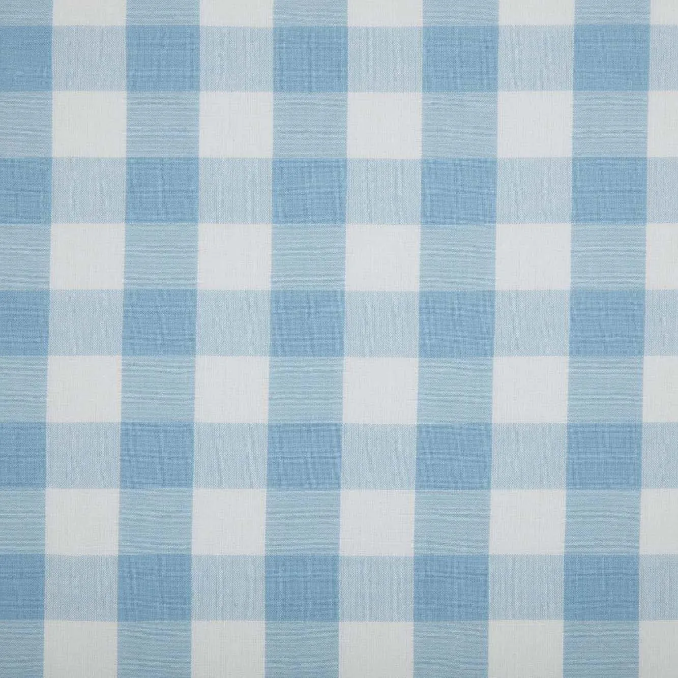 VHC Brands Annie Blue Buffalo Check Farmhouse Swag Kitchen Curtain Set 36x36x16