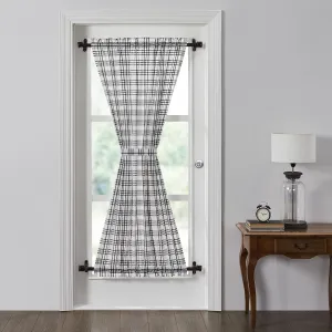 VHC Brands, Sawyer Mill Black Plaid Door Panel 72x40