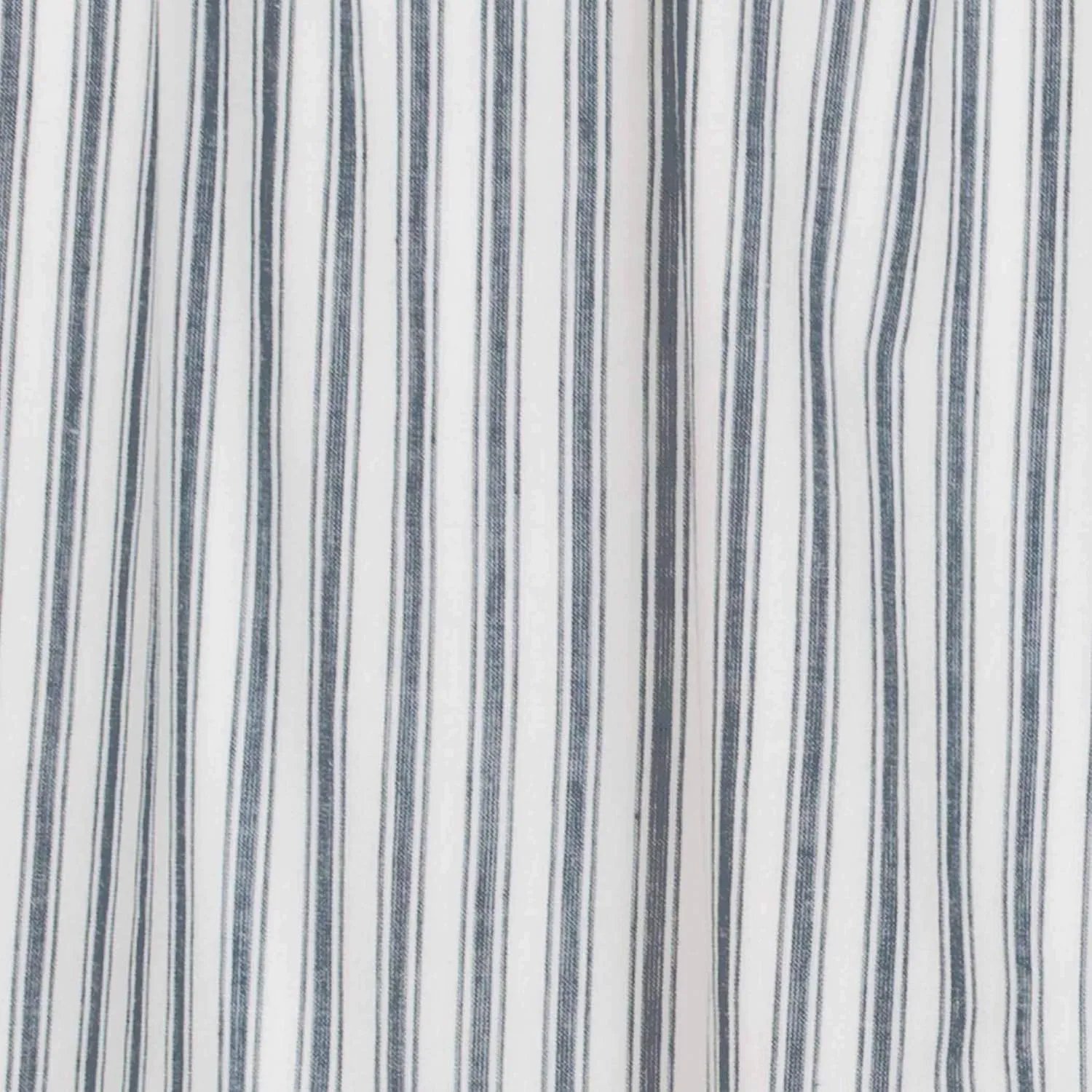 VHC Brands Sawyer Mill Blue Window Tier Set Country Kitchen Curtains Farmhouse Cafe Style Striped Pattern 36x36