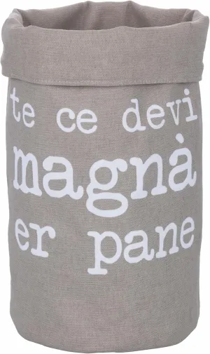 Villa d'Este Home Tivoli S.P.Q.eRe Cotton and Polypropylene Fibre Bread Bag