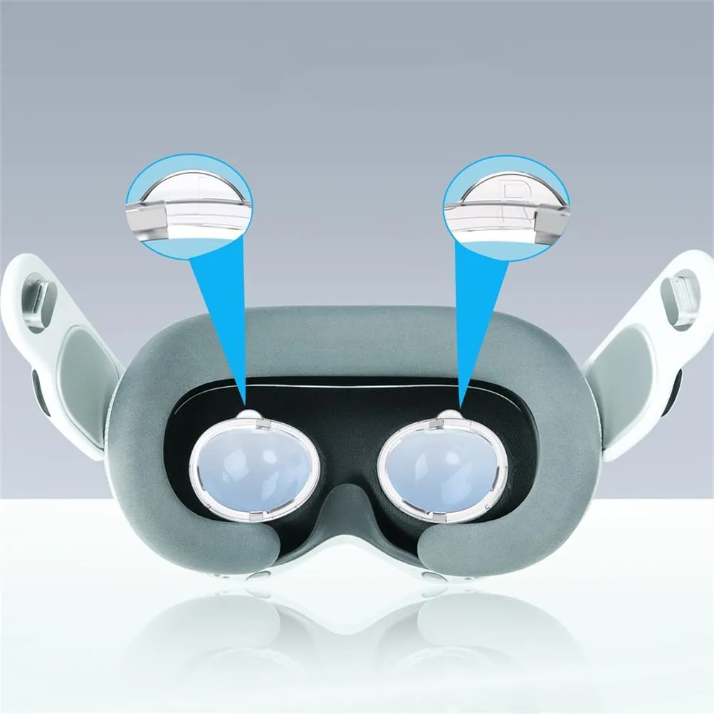 VR Myopia Glasses Suitable for Vsion Pro Magnetic Myopia Frames Myopia Anti Blue Light Lenses (Anti-Blue Light Myopia 200°)