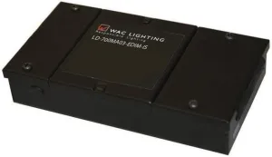 WAC Lighting LD-700MA09-EDIM-IS LED Dimmable Electronic Driver 700Ma 9W Remote , Black