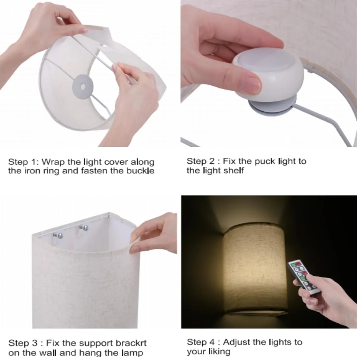 Wall Sconces Set of Two Battery Operated Soft light texture background Seamless liquid flow watercolor stripe Wireless Plug in Wall Lights Fixtures Remote Dimmable for Bedroom Living Room Hallway
