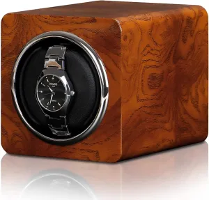Watch Stand Watch Winders for Automatic Watches - Mini Automatic Watch Winding Box Mechanical Watch Silent Motor Shaker Watches Display Rotating Holder Storage Case Powered by Battery   Powe