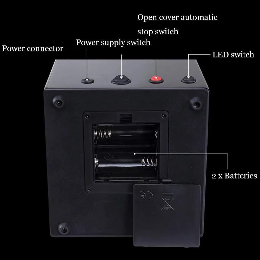 Watch Watch Winder Case Led 4 6 With Soft Flexible Watch Pillows Blue Led Light With Quiet Motor And 5 Rotation Modes