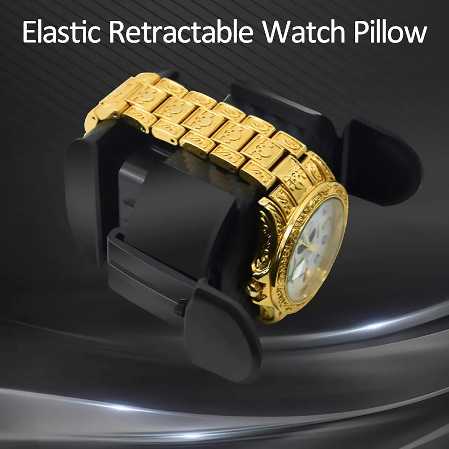 Watch Winders - Rechargeable Two-Position Watch Shaker Mechanical Watch Winder Vertical Automatic Watch Winding Box with Light-Sensitive Led Light Watch Winder Display Watch Box