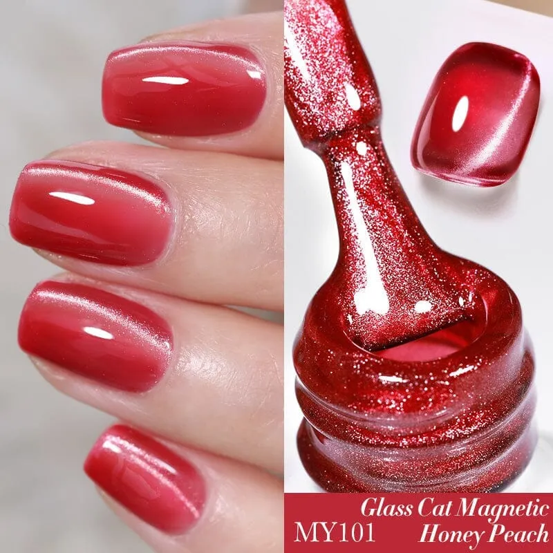 Water Light Cat Magnetic Gel Polish MY101 Honey Peach 10ml
