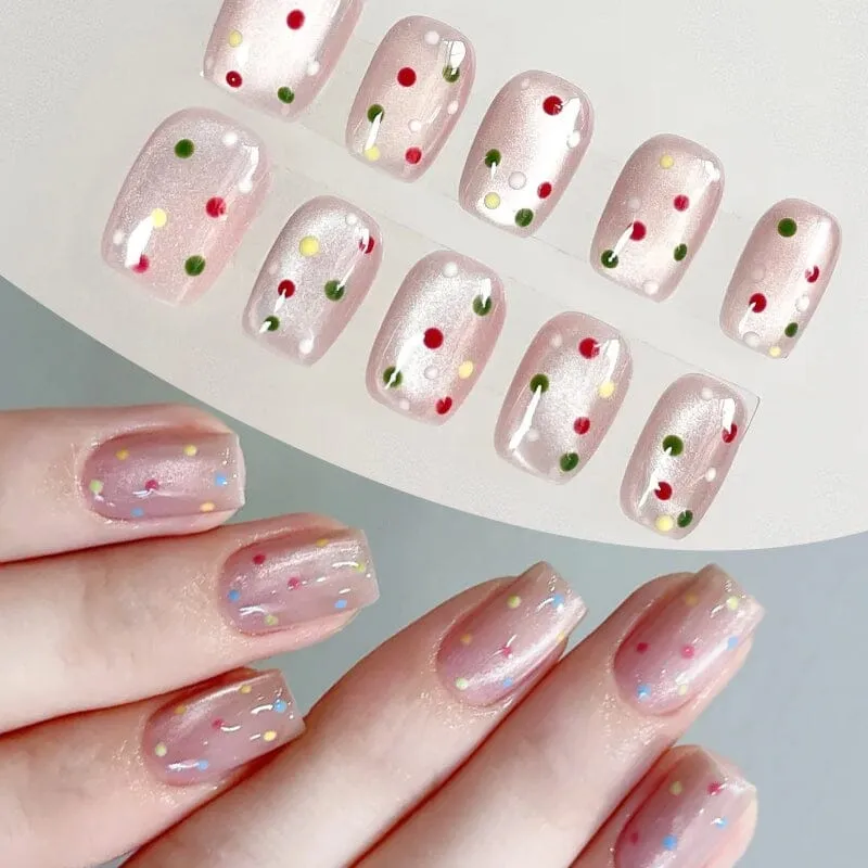 Water Light Cat Magnetic Gel Polish Polka Dots 10ml