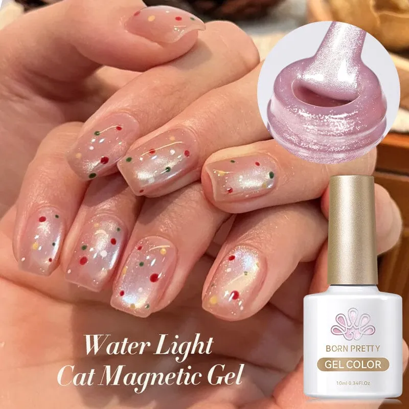 Water Light Cat Magnetic Gel Polish Polka Dots 10ml