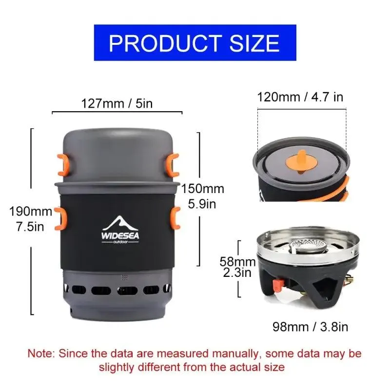 Widesea Outdoor Concentrated Cooking Set