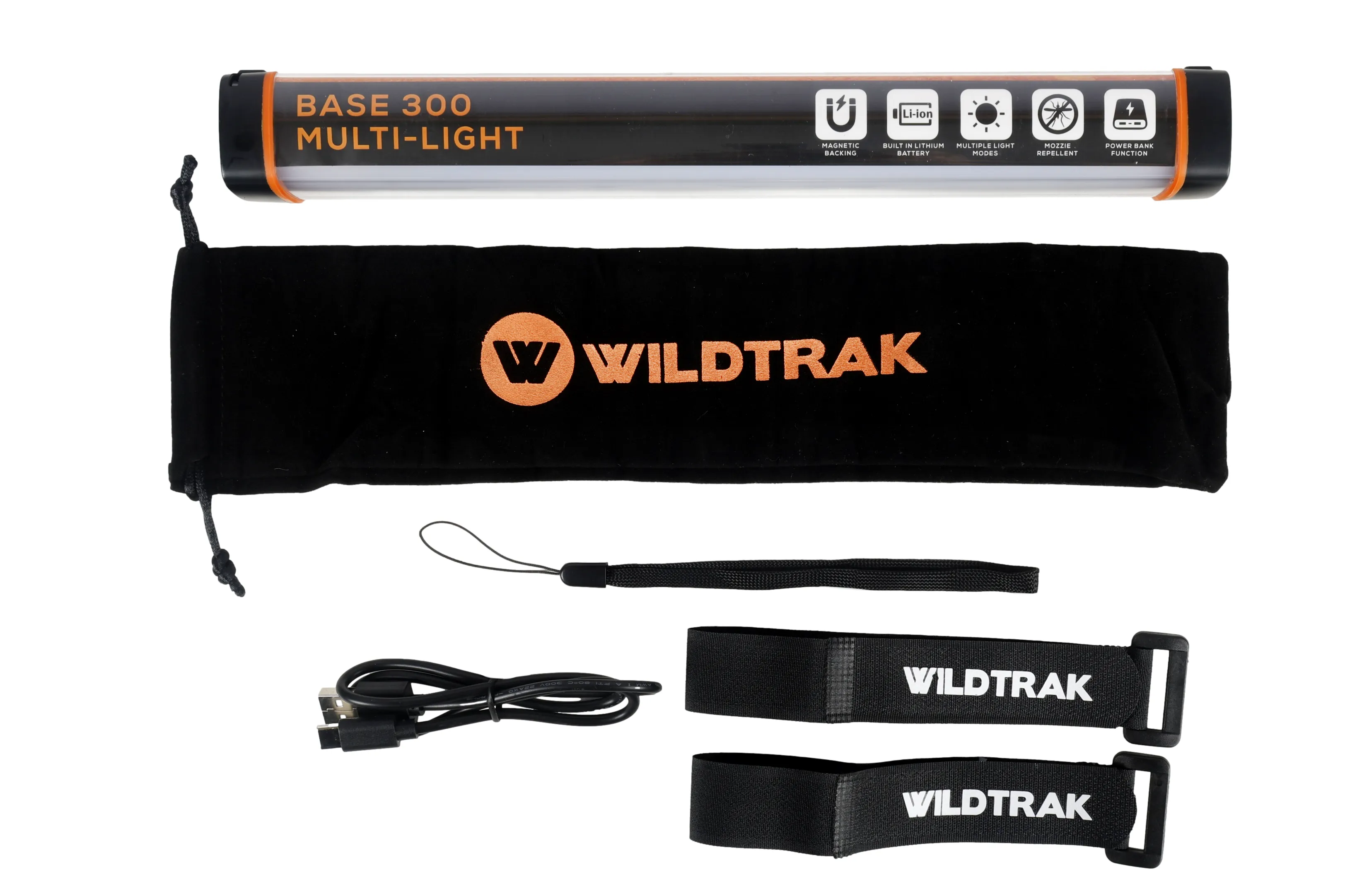 Wildtrak Base 300 6AH Rechargable Magnetic Camp Multi Light