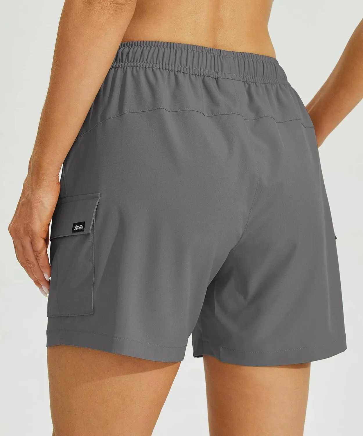 Willit Women's Shorts Hiking Cargo Quick Dry Golf Active Athletic Shorts 7" Lightweight Summer with Pockets