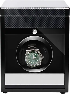 Winding Box Watch Winders - Wooden Watch Storage Case Smart Watches Winder with LED Light Mechanical Watch Automatic Shaker with Access Control Watch Winding B