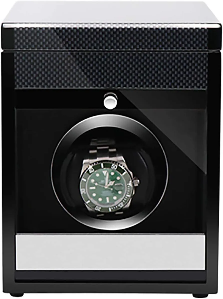 Winding Box Watch Winders - Wooden Watch Storage Case Smart Watches Winder with LED Light Mechanical Watch Automatic Shaker with Access Control Watch Winding Boxted