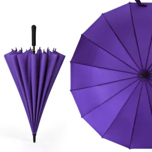 Windproof Vented Sun&Rain Travel Umbrella with Double Canopy - Windproof, Reinforced Canopy, Ergonomic Handle (Multiple Colors Available) (Color : H)