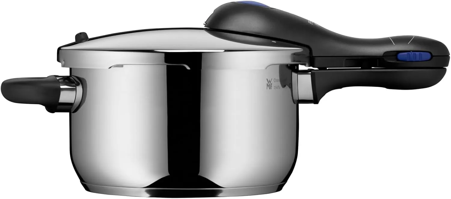 WMF Perfect Plus – Quick Cooker Ø 22 cm Diameter 4 Litres and a Half with Flame Protection Cromargan Stainless Steel for Induction