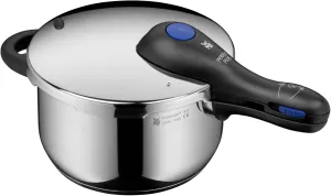 WMF Perfect Plus – Quick Cooker Ø 22 cm Diameter 4 Litres and a Half with Flame Protection Cromargan Stainless Steel for Induction